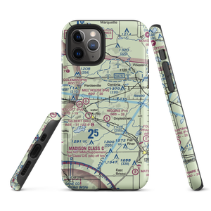 Bancroft East Airport (4WI1) VFR Sectional  Tough iPhone Case