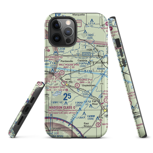 Bancroft East Airport (4WI1) VFR Sectional  Tough iPhone Case