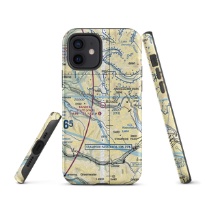 Bandera State Airport (4W0) VFR Sectional  Tough iPhone Case