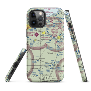 Bandit Field Airdrome Airport (5D9) VFR Sectional  Tough iPhone Case