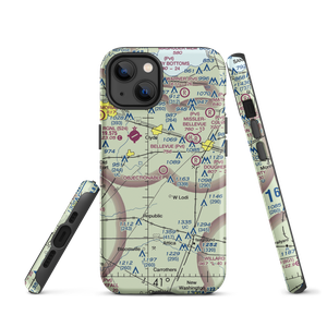 Bandit Field Airdrome Airport (5D9) VFR Sectional  Tough iPhone Case