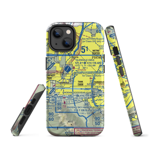 Banner Estrella Medical Center Heliport (BE1) VFR Sectional  Tough iPhone Case