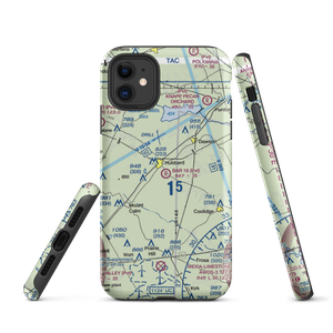 Bar 16 Airport (1TS2) VFR Sectional  Tough iPhone Case
