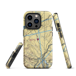 Bar E Airport (MT86) VFR Sectional  Tough iPhone Case