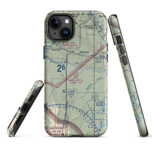 Bar Lazy B Airport (NE89) VFR Sectional  Tough iPhone Case