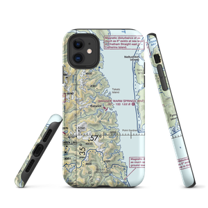 Baranof Warm Springs Float and Seaplane Base (BNF) VFR Sectional  Tough iPhone Case