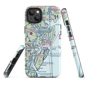 Barbour Island Airport (72GA) VFR Sectional  Tough iPhone Case