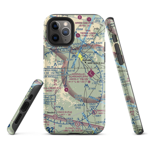 Barclay's Roost Airport (TA73) VFR Sectional  Tough iPhone Case