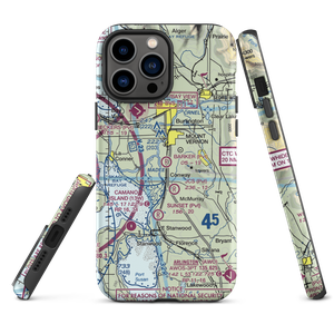 Barker Airport (WA07) VFR Sectional  Tough iPhone Case