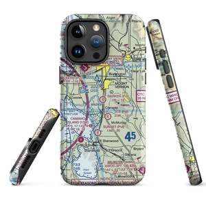 Barker Airport (WA07) VFR Sectional  Tough iPhone Case