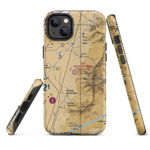 Barker Creek Ranch Airstrip (NV31) VFR Sectional  Tough iPhone Case