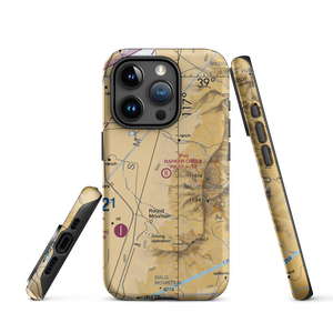 Barker Creek Ranch Airstrip (NV31) VFR Sectional  Tough iPhone Case