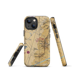 Barker Creek Ranch Airstrip (NV31) VFR Sectional  Tough iPhone Case