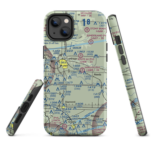 Barlet's Base Airport (MO33) VFR Sectional  Tough iPhone Case