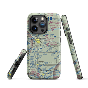 Barlet's Base Airport (MO33) VFR Sectional  Tough iPhone Case