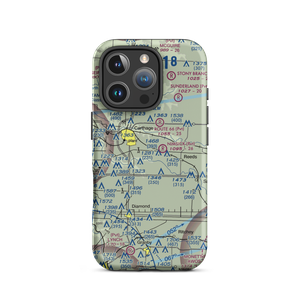 Barlet's Base Airport (MO33) VFR Sectional  Tough iPhone Case