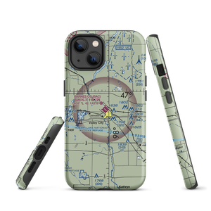 Barnes County Municipal Airport (BAC) VFR Sectional  Tough iPhone Case