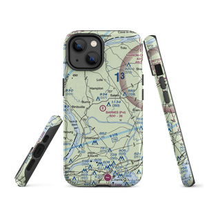 Barnes Farm Airport (23KY) VFR Sectional  Tough iPhone Case