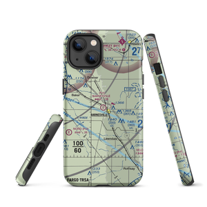 Barnesville Municipal Airport (9MN3) VFR Sectional  Tough iPhone Case