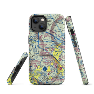 Barringer Field (NC64) VFR Sectional  Tough iPhone Case