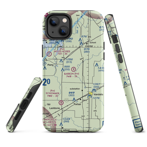 Barron Aviation Airport (MO11) VFR Sectional  Tough iPhone Case