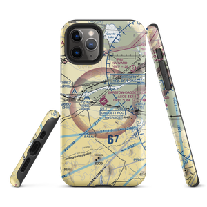 Barstow Daggett Airport (DAG) VFR Sectional  Tough iPhone Case