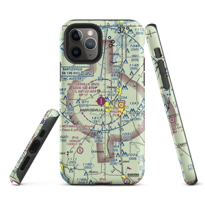 Bartlesville Municipal Airport (BVO) VFR Sectional  Tough iPhone Case