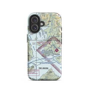 Bartlett Cove Seaplane Base (BQV) VFR Sectional  Tough iPhone Case