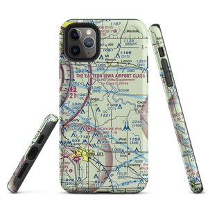 Bartlett Field (IA25) VFR Sectional  Tough iPhone Case