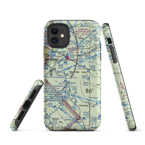 Bartlett Ranch Airport (AL79) VFR Sectional  Tough iPhone Case