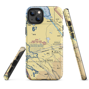 Barton Lake Ranch Airport (OR08) VFR Sectional  Tough iPhone Case