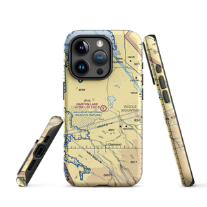 Barton Lake Ranch Airport (OR08) VFR Sectional  Tough iPhone Case