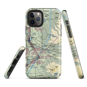 Basl Hill Farms Airport (7OR2) VFR Sectional  Tough iPhone Case