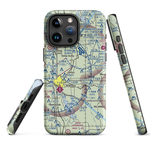 Bass Aero Airport (OK17) VFR Sectional  Tough iPhone Case