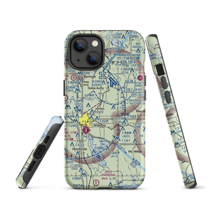 Bass Aero Airport (OK17) VFR Sectional  Tough iPhone Case