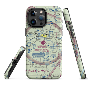 Batesville Regional Airport (BVX) VFR Sectional  Tough iPhone Case
