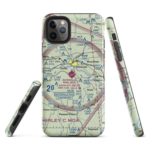 Batesville Regional Airport (BVX) VFR Sectional  Tough iPhone Case