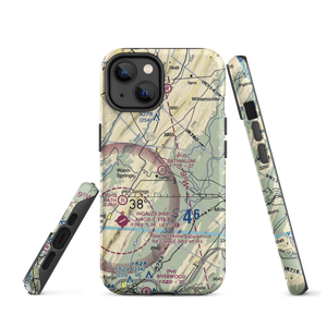 Bath Alum Airport (9VA0) VFR Sectional  Tough iPhone Case