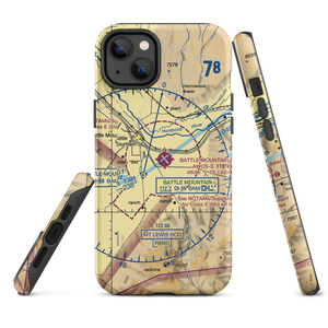 Battle Mountain Airport (BAM) VFR Sectional  Tough iPhone Case