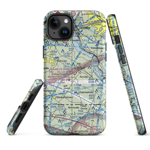 Baublitz Commercial Airport (9W8) VFR Sectional  Tough iPhone Case