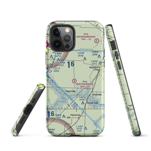 Bauer Pgi Airport (MU55) VFR Sectional  Tough iPhone Case