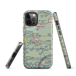 Baugh Flight Park Ultralightport (MO16) VFR Sectional  Tough iPhone Case