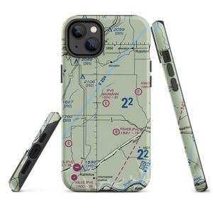 Baumann Farm Inc. Airport (37WA) VFR Sectional  Tough iPhone Case