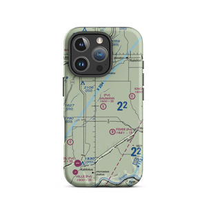 Baumann Farm Inc. Airport (37WA) VFR Sectional  Tough iPhone Case