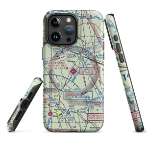 Baxley Municipal Airport (BHC) VFR Sectional  Tough iPhone Case