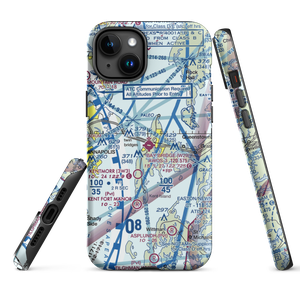 Bay Bridge Airport (W29) VFR Sectional  Tough iPhone Case