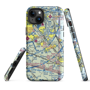 Bay Electric Supply Heliport (T95) VFR Sectional  Tough iPhone Case