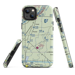 Bayou Meadows Airport (9LS1) VFR Sectional  Tough iPhone Case