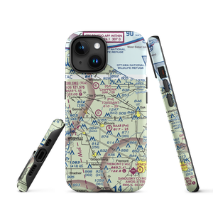 Bea-D Airport (7OI5) VFR Sectional  Tough iPhone Case