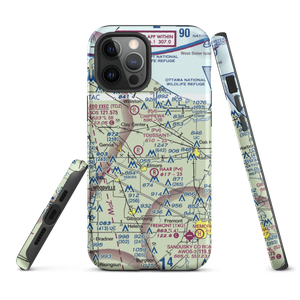 Bea-D Airport (7OI5) VFR Sectional  Tough iPhone Case